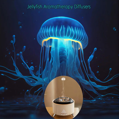 2025 Diffusers for Essential Oils Large Room Jellyfish Mist 350Ml Aromatherapy Diffuser for Home Bedroom Dropshipping